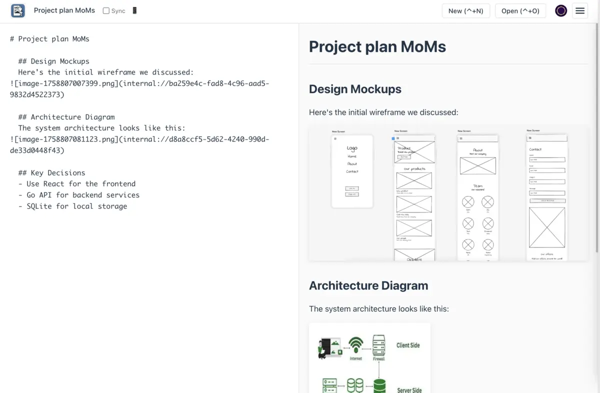 Product screenshot